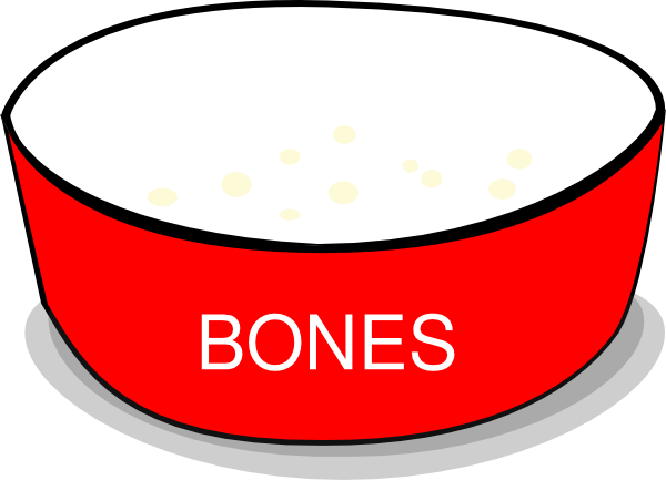 Dog Bowl Clip Art At Clker - Amsterdam Airport Schiphol (600x433)