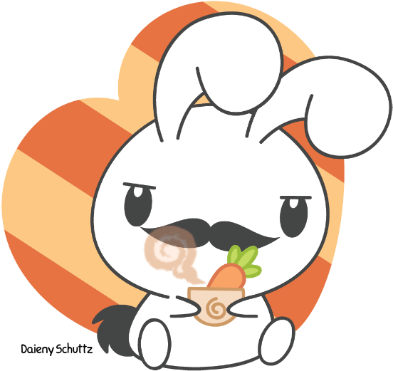 Carrot Tea By Daieny - Rabbit (650x599)