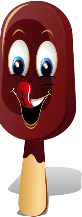 Glaces,ice Cream - Ice Cream Bars Cartoon (275x800)