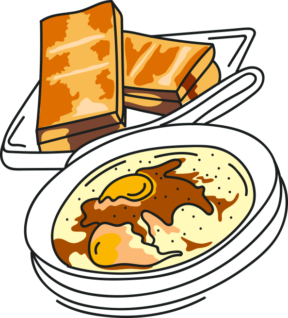 Food Kaya Toast Hangover Butterbrot Clip Art - Food Kaya Toast Hangover Butterbrot Clip Art (594x655)