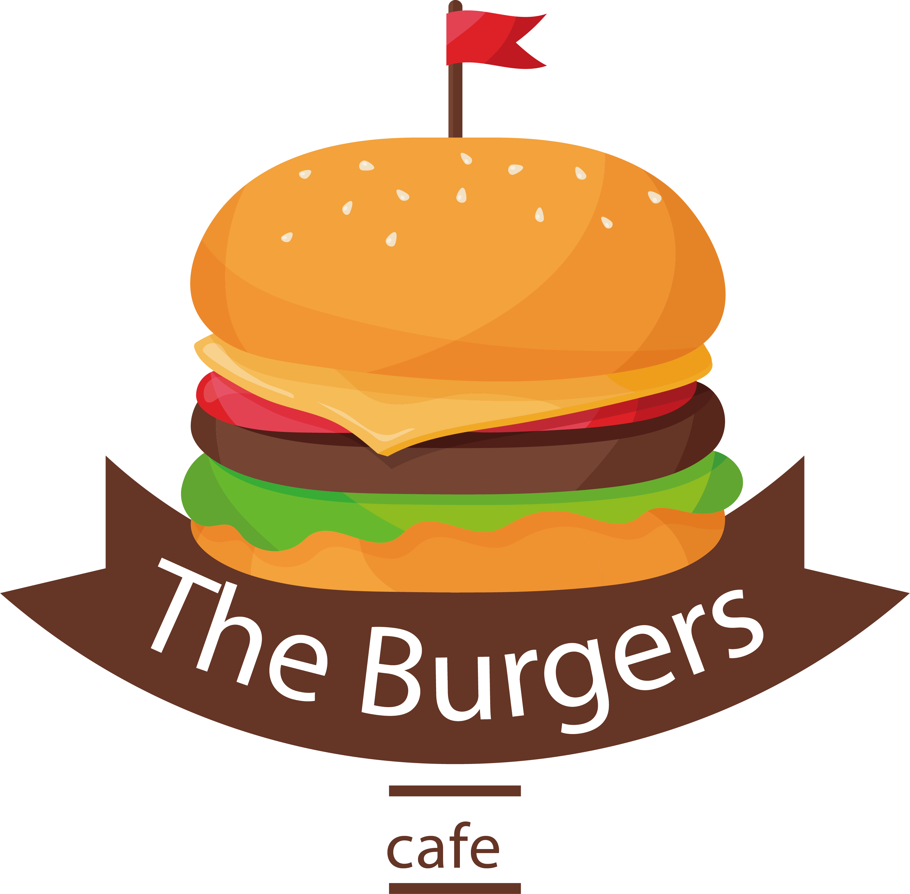 Hamburger Cheeseburger Fast Food Logo Clip Art - Logo Hamburger (2976x2923)