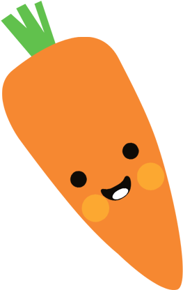 Carrot Cartoon Clip Art - Carrot (500x500)