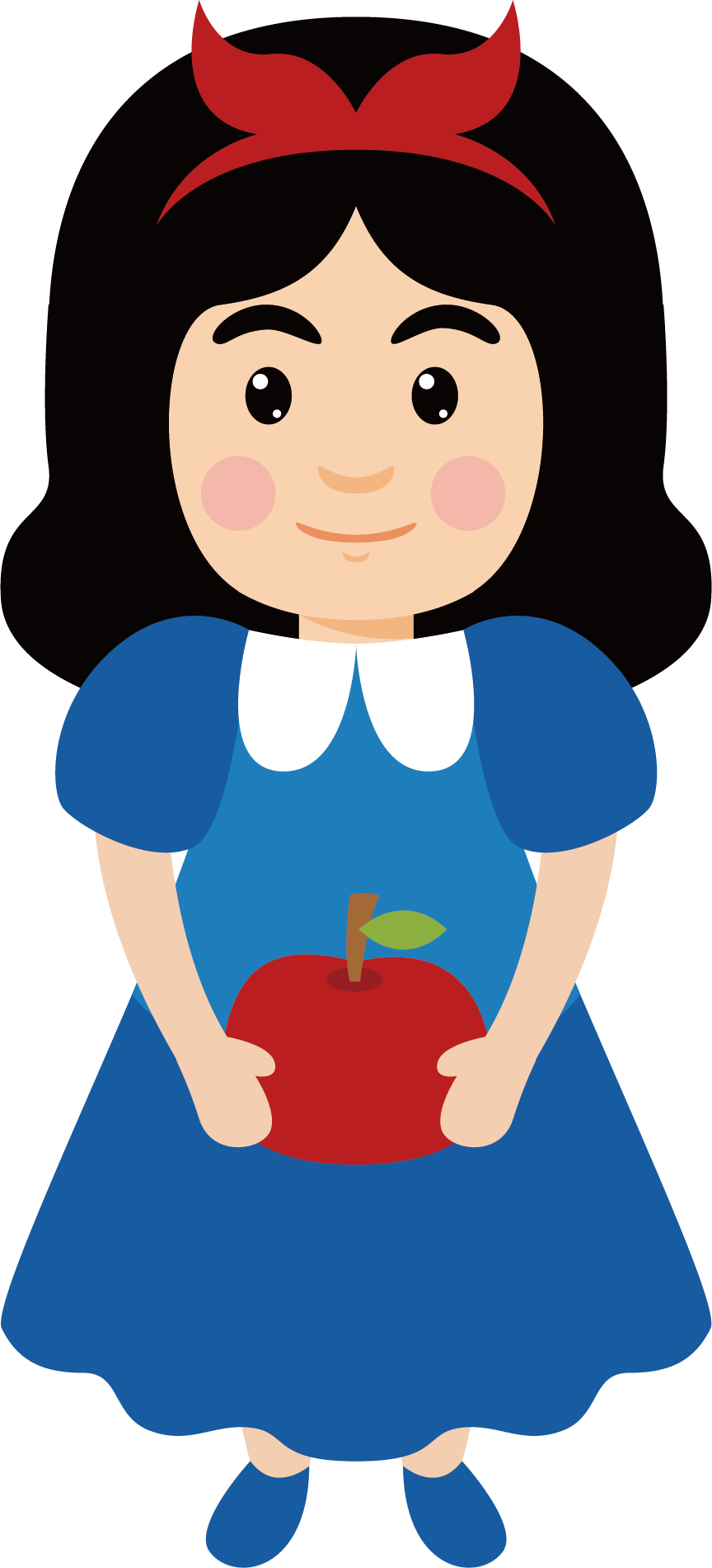 Snow White Snow-white Cartoon Clip Art - Snow White Snow-white Cartoon Clip Art (864x1900)