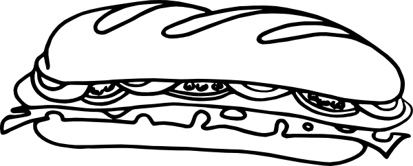 Sandwiches Clipart - Sandwich - We Finish Each Other's Sandwiches (600x242)