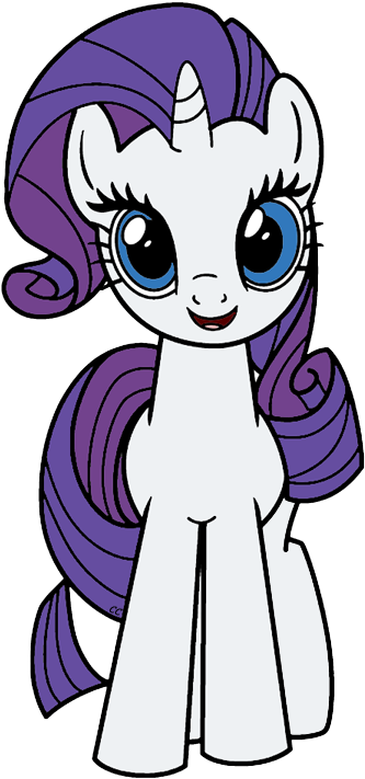 My Little Pony Clipart Rarity - My Little Pony Rarity Clip Art (345x715)