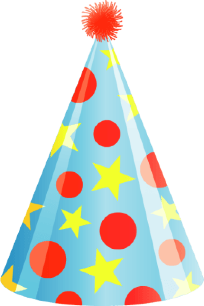 Transparent Party Hat Birthday Hat Party Transparent - Clip Art Birthday Hat (1024x1024)
