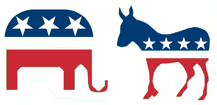 Political Communication - Republican And Democratic Symbols (743x354)