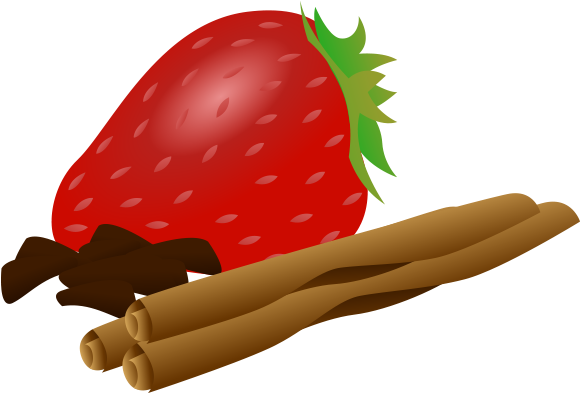 Bannana Grapes Strawberry Watermelon - Strawberry (596x405)