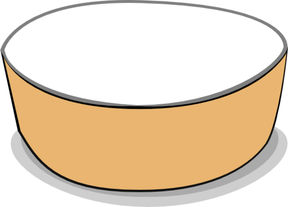 Fish Bowl Clipart Kavalabeauty - Cereal Bowl Clipart (570x411)