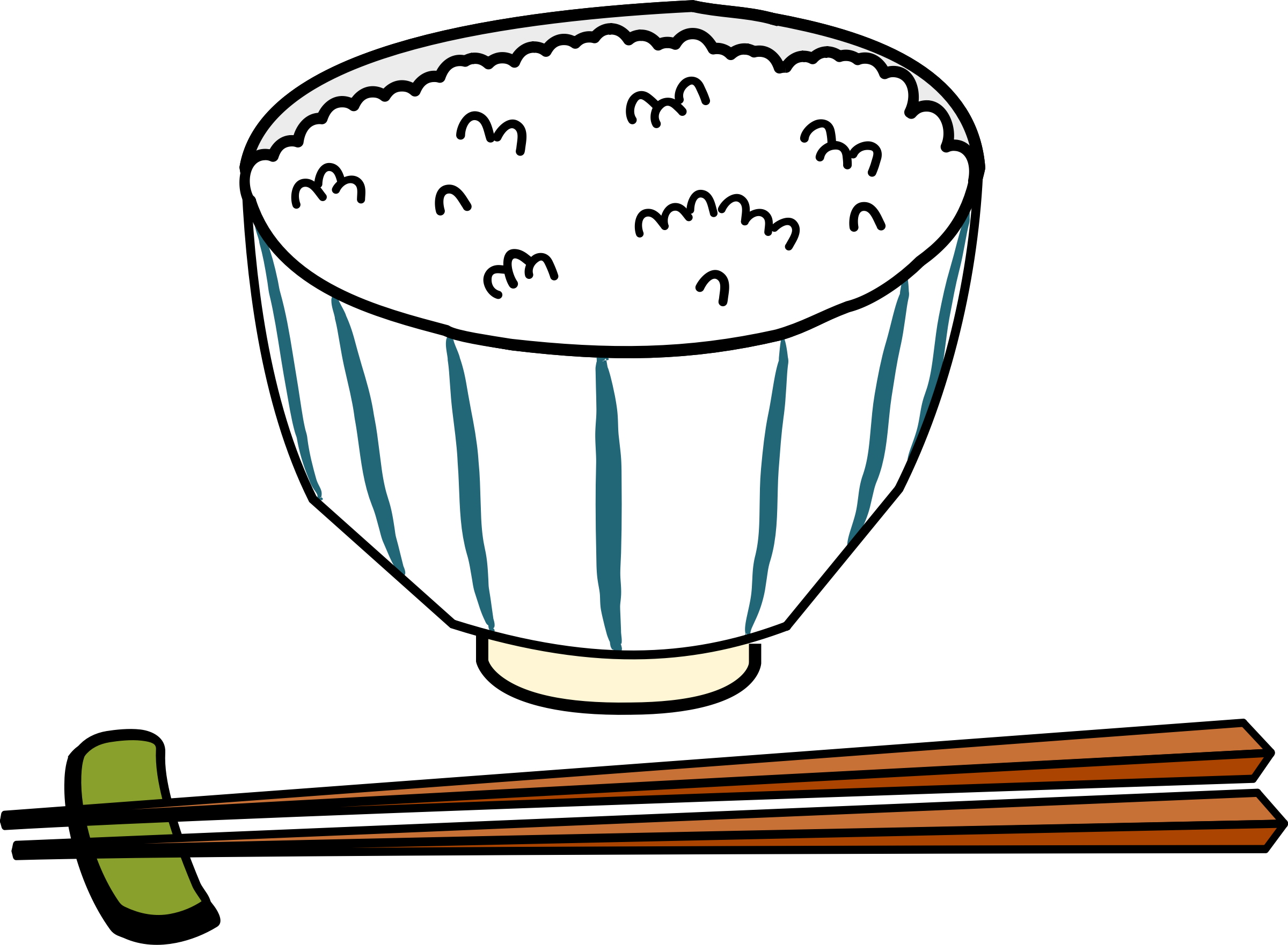Rice Bowl - Rice Bowl Clipart (2400x1762)