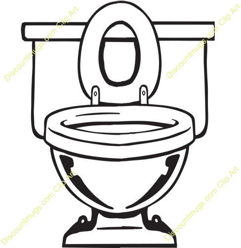 Toilet Bowl Clipart - Toilet Bowl Clip Art (500x500)