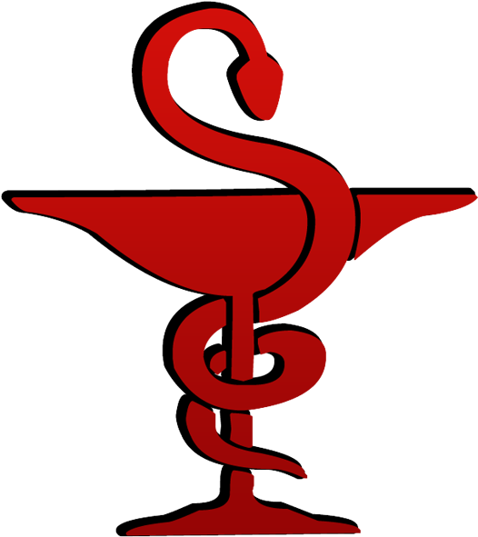 Pharmacy Symbol Hygeia - Pharmacy Logo Snake Red (600x600)