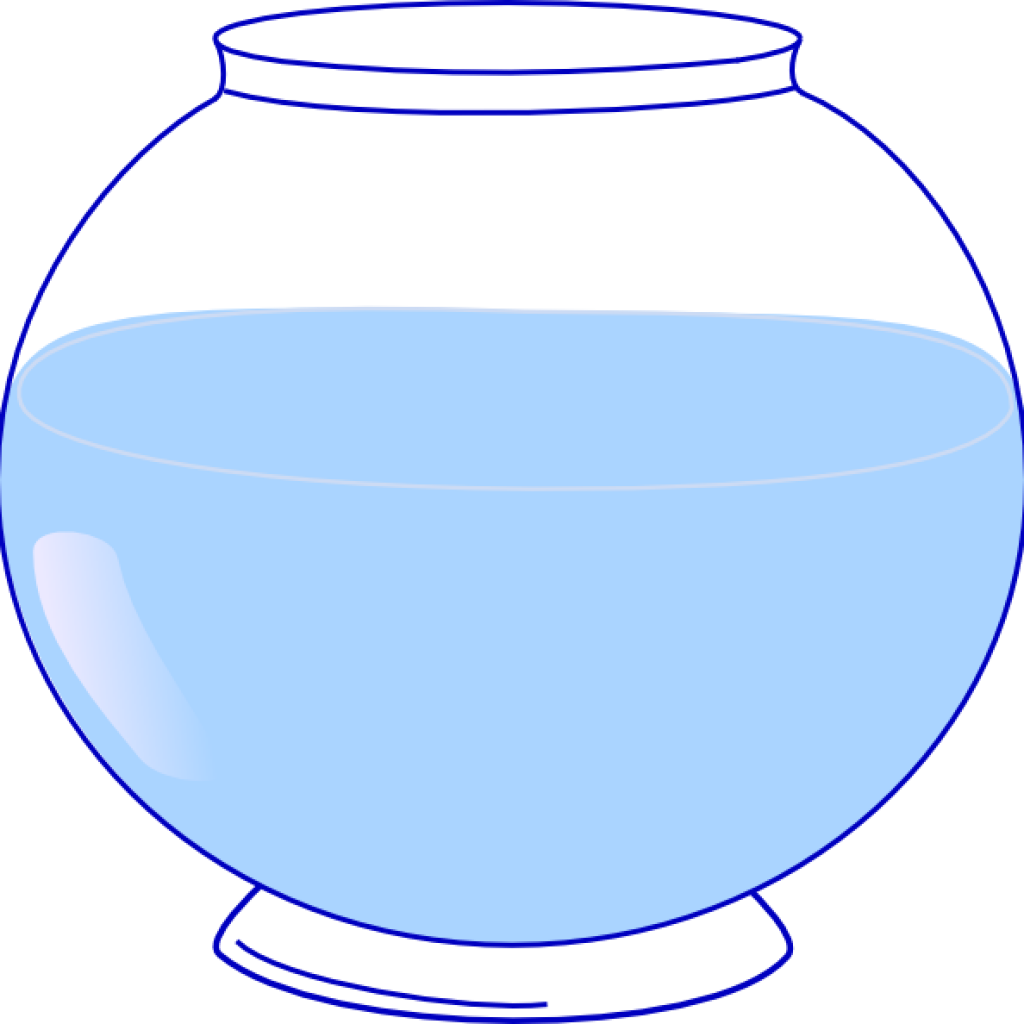 Fish Bowl Clipart Fish Bowl Clip Art At Clker Vector - Empty Fish Bowl Clipart (1024x1024)