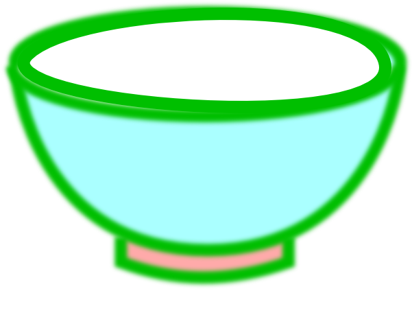 Bowl Clip Art At Clker - Circle (600x492)