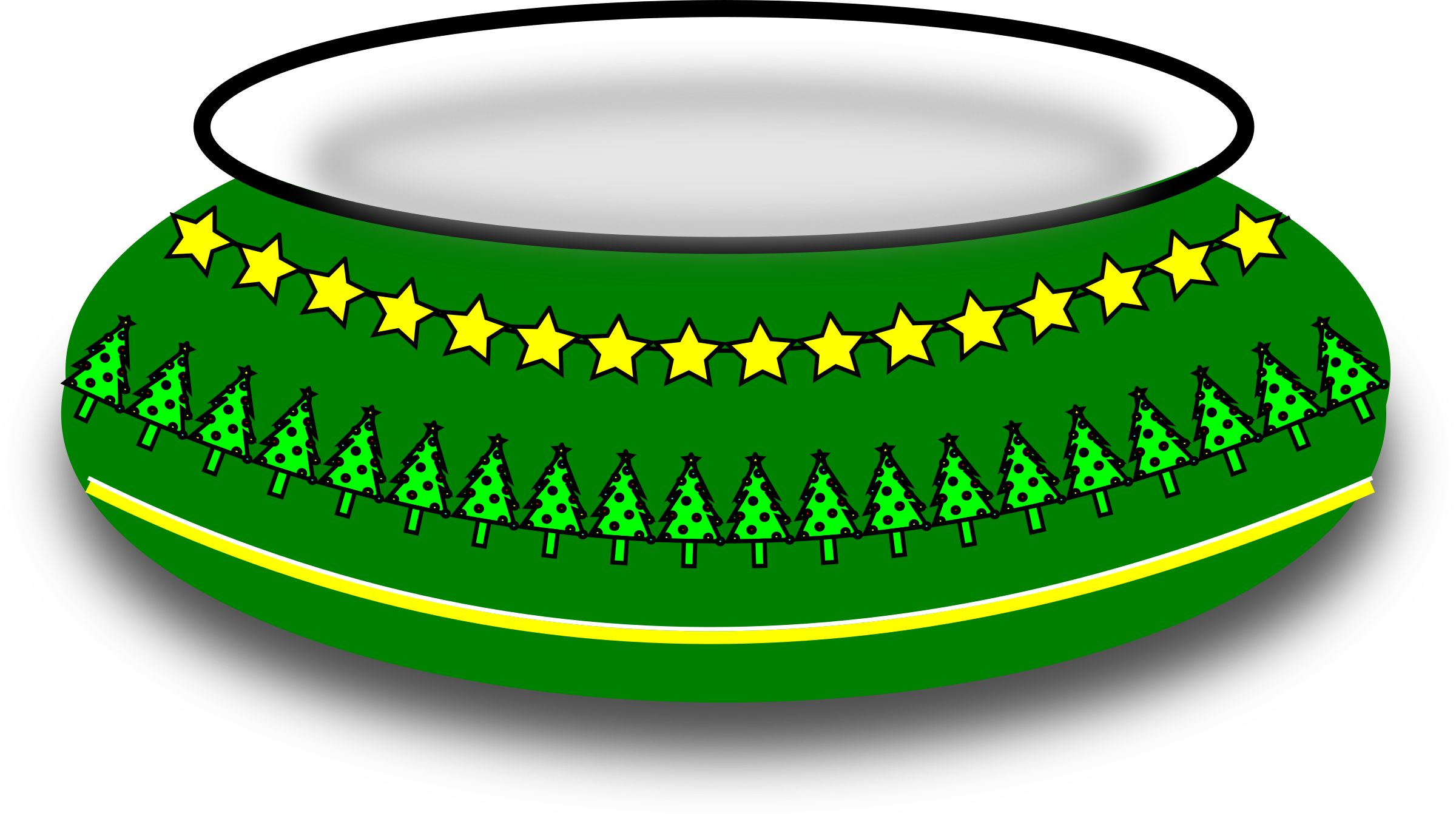 Christmas Bowl Png Images - Clip Art (2400x1350)