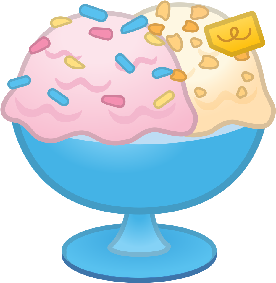 Ice Cream Icon - Helado Emoji (1024x1024)