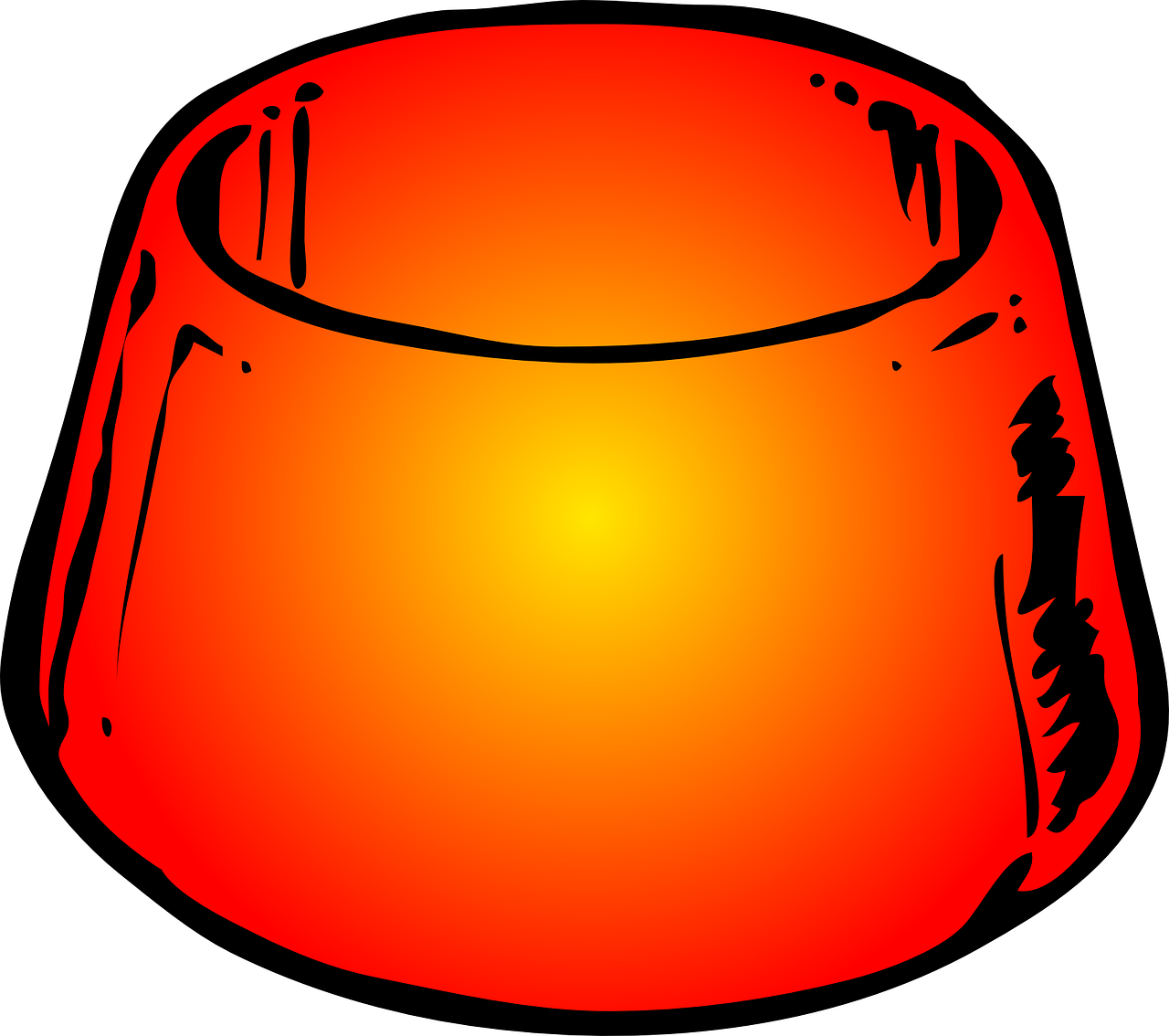 Clipart - Dog Bowl Clip Art (1280x1134)