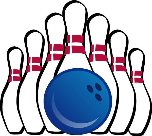 Sport Clipart Bowls - Bowling Free Clip Art (728x649)