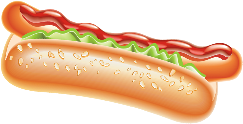 Hot Dog Clipart Sandwich - Hot Dog Logo Png (846x453)