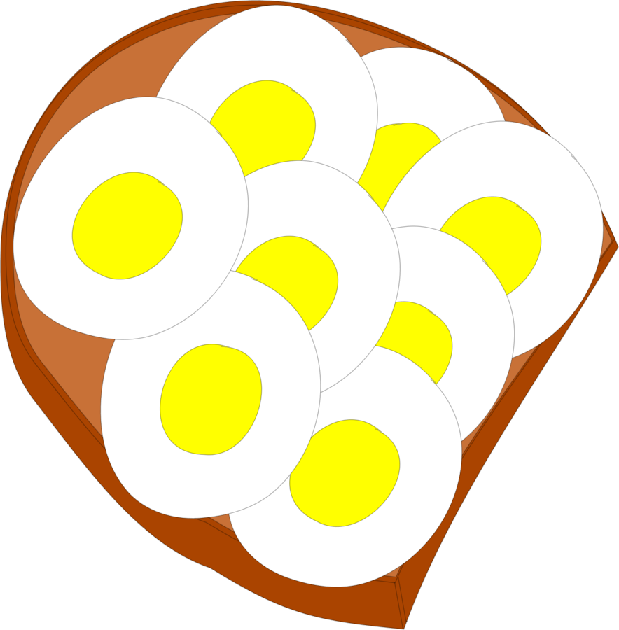 Sandwich - Egg Sanwich Clipart Transparent (958x975)