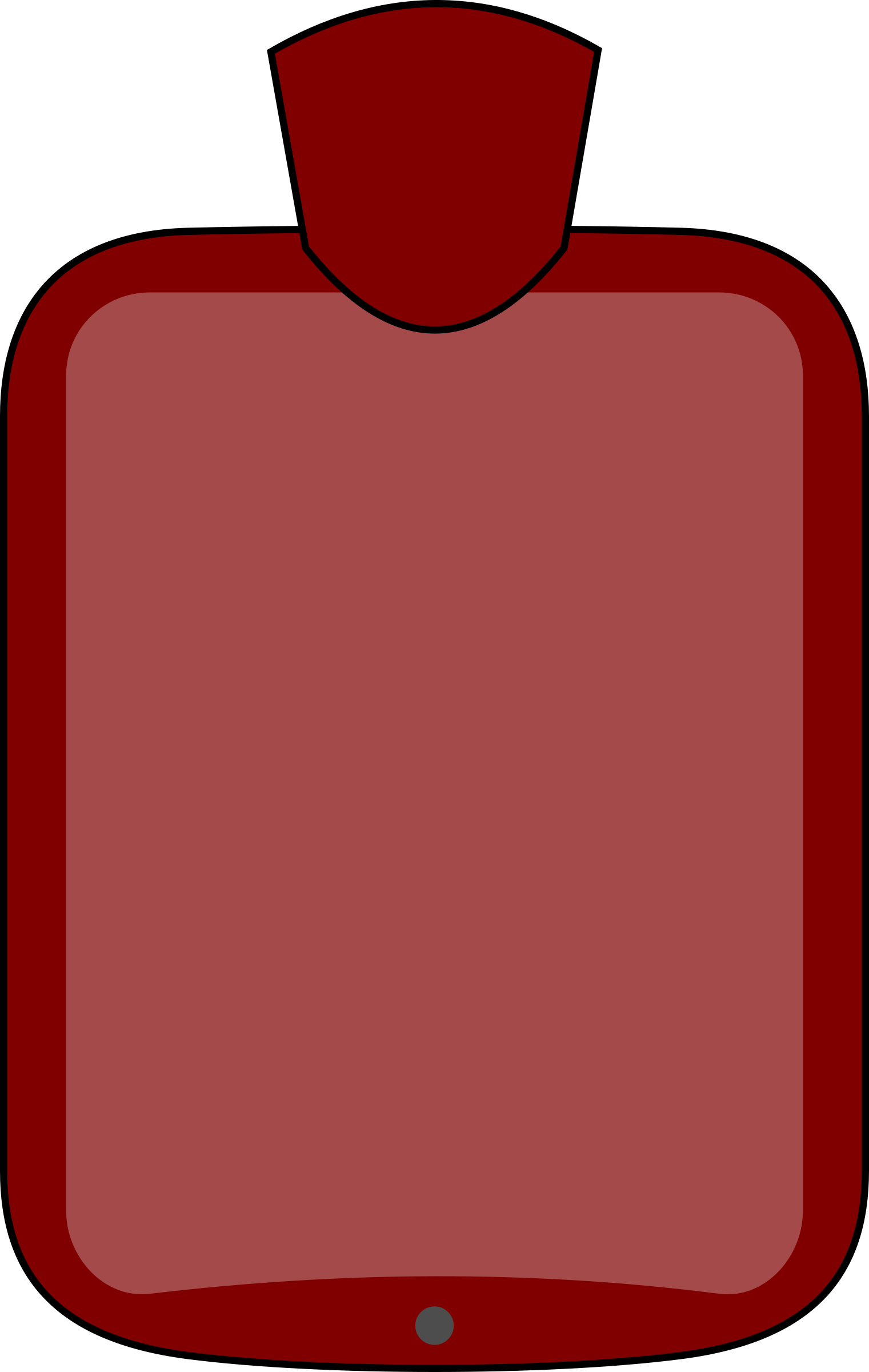 Free Vector Karderio Hot Water Bottle Clip Art - Hot Water Bottle Clip Art (1521x2400)