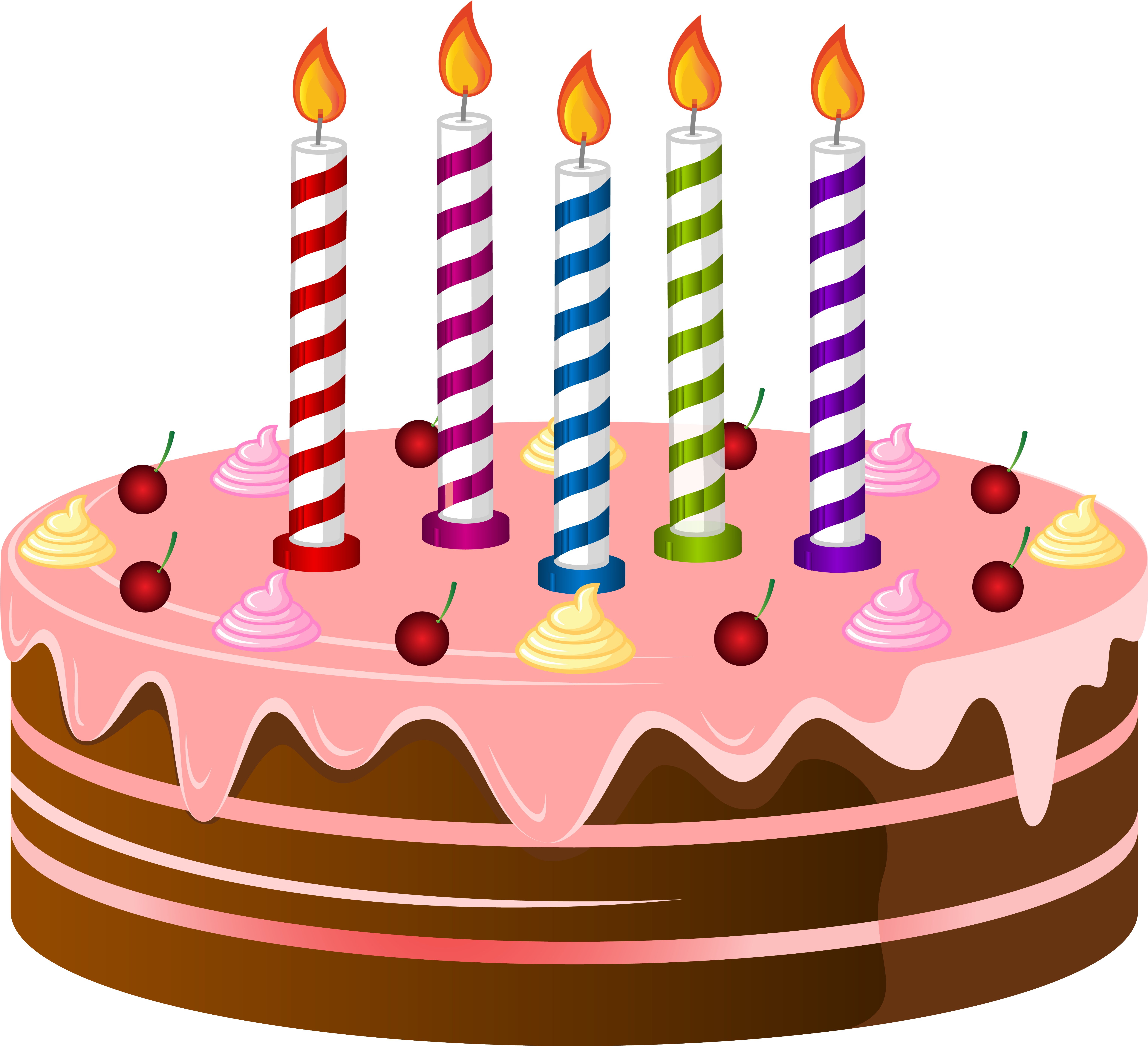 Clipart Pictures Of Birthday Cakes - Birthday Cake Clip Art (6315x5754)