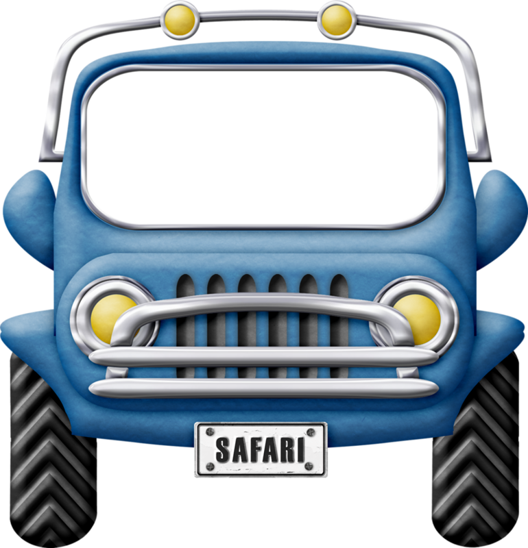 ○•°‿✿⁀zoo Safari‿✿⁀°•○ - Zoo Jeep Clipart (770x800)