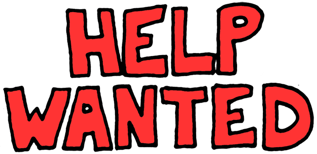 Word Help Wanted Clipart - Need Help (650x316)