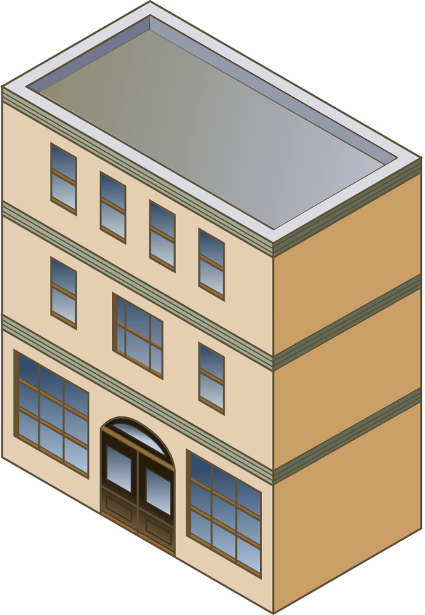 Isometric House By Noits - House Isometric (600x867)