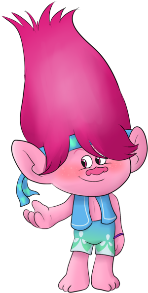 Hmm,male Poppy, Not Bad,but I Prefer Female Poppy - Trolls Genderbend (640x640)