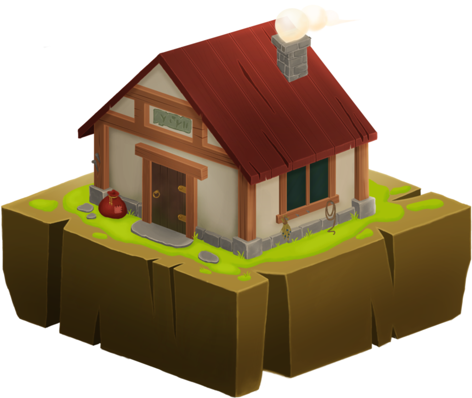 Isometric House By Aya-herzlos - House (940x851)