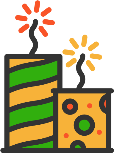 Fireworks Free Icon - Party (512x512)