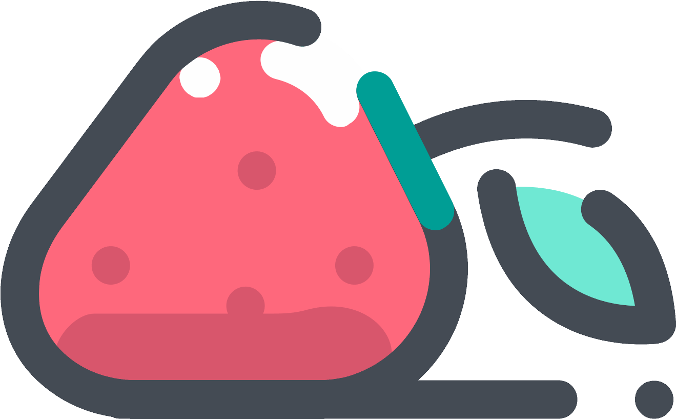 This Icon Is A Part Of A Collection Of Strawberry Flat - Strawberry (1600x1600)