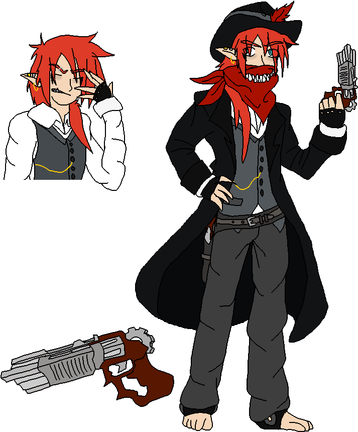 Wolfe The Outlaw By Thefallingpiano - Cartoon (781x905)