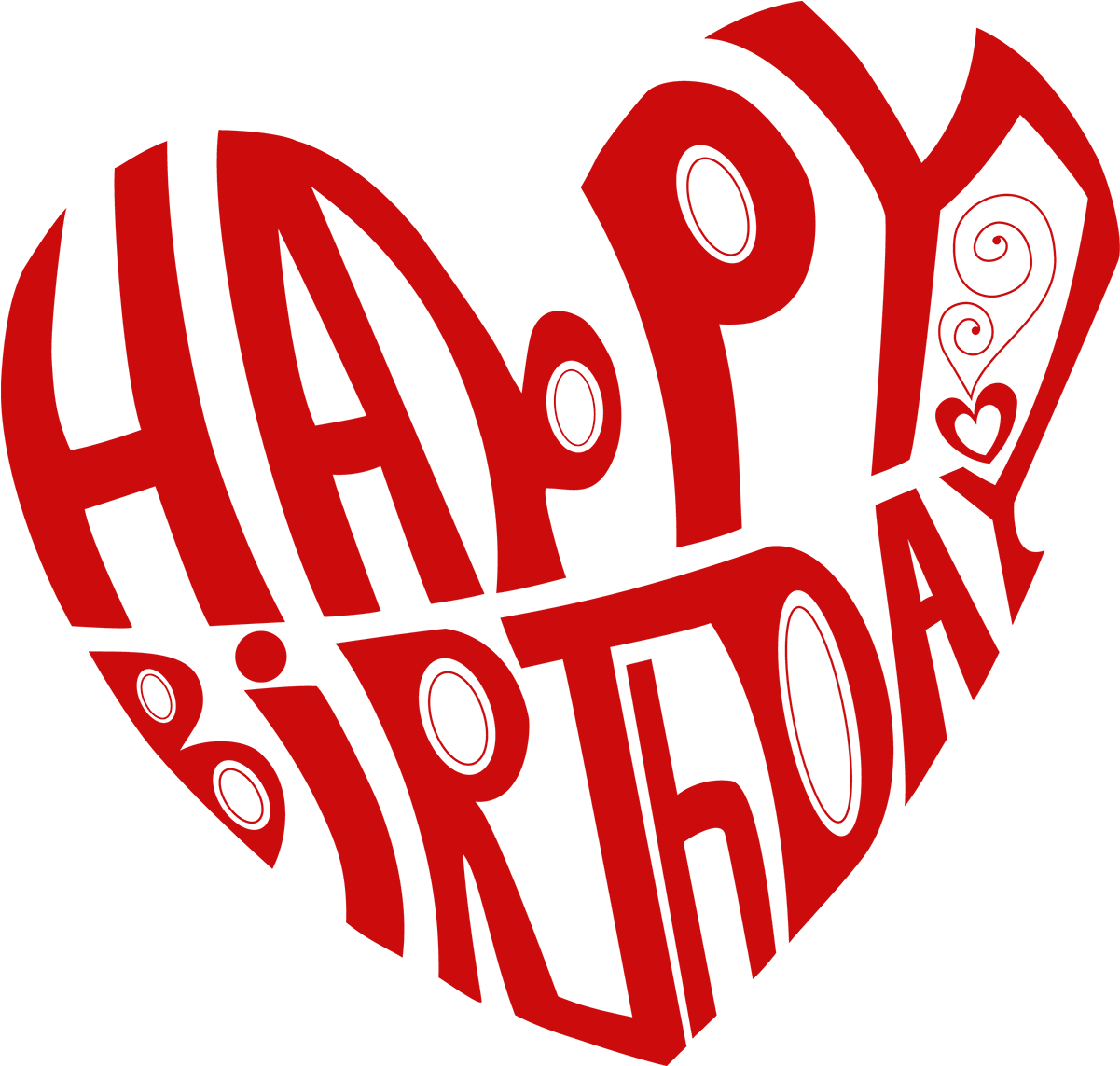 Related For Birthday Hearts Clip Art - Happy Birthday Heart Png (1240x1194)