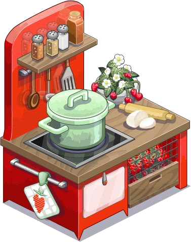 Station-spring Strawberry Stove - Station-spring Strawberry Stove (377x479)