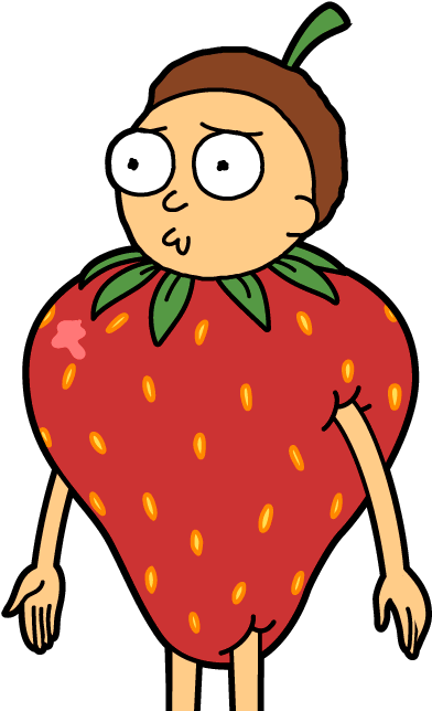 Strawberry Morty - Pocket Morty Strawberry Morty (423x650)
