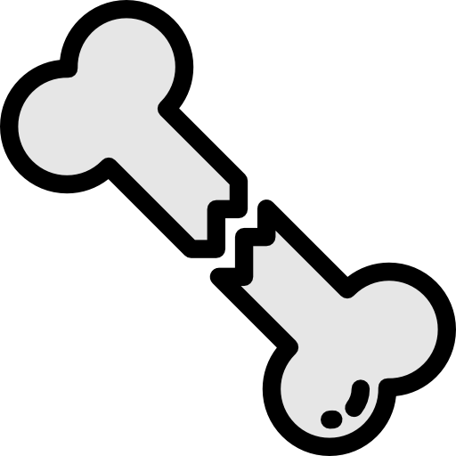 Bone Fracture Computer Icons Clip Art - Broken Bone Png (512x512)