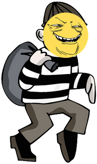 Photo - Cartoon Robber (530x530)