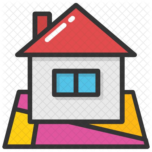 House Map Icon - Real Estate (512x512)