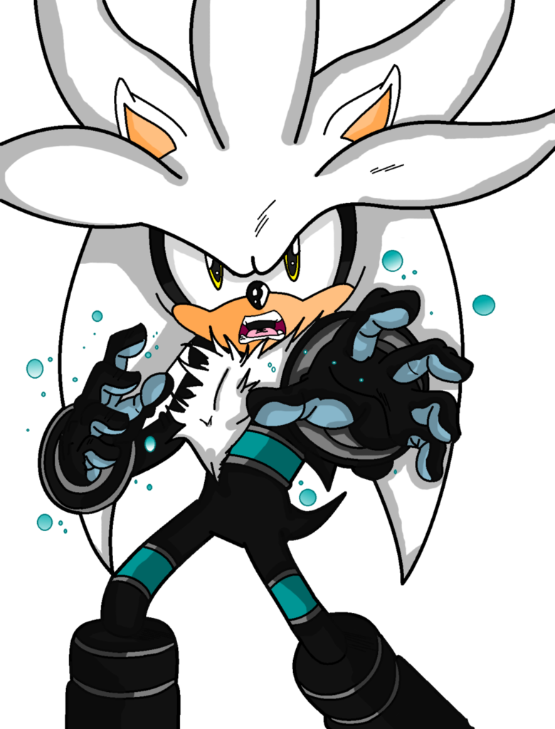 Silver's New Get Up La - Silver The Hedgehog (780x1024)
