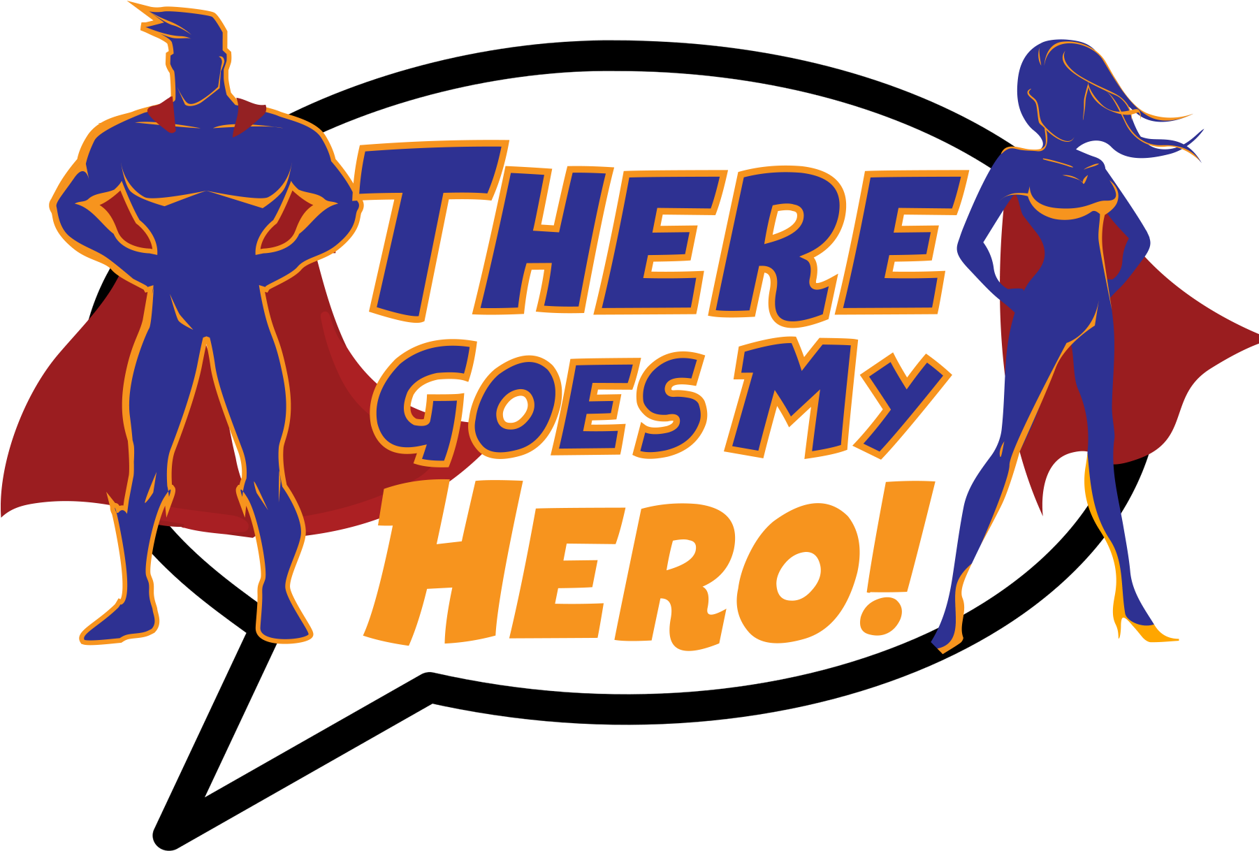The Official Website Of There Goes My Hero Podcast - Illustration (1825x1363)