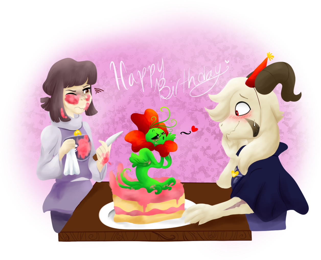 Flutter Fly Art - Cartoon (1280x1028)