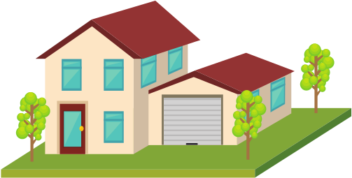 Cute House Icon - Vector Graphics (550x550)