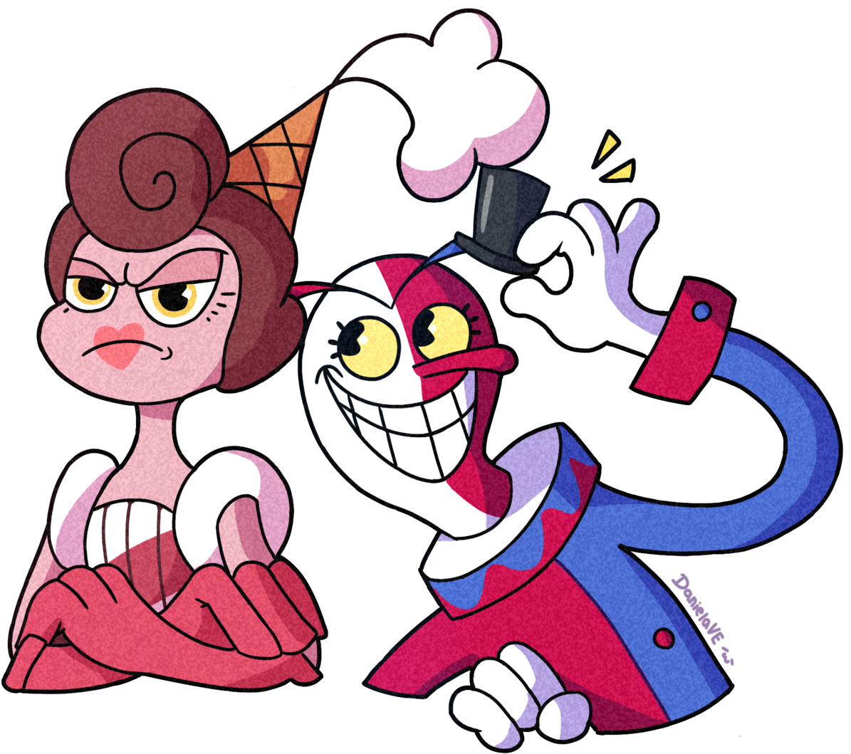 Baroness Von Bon Bon And Beppi The Clown /by - Baron - (1280x1101) Png Clip...