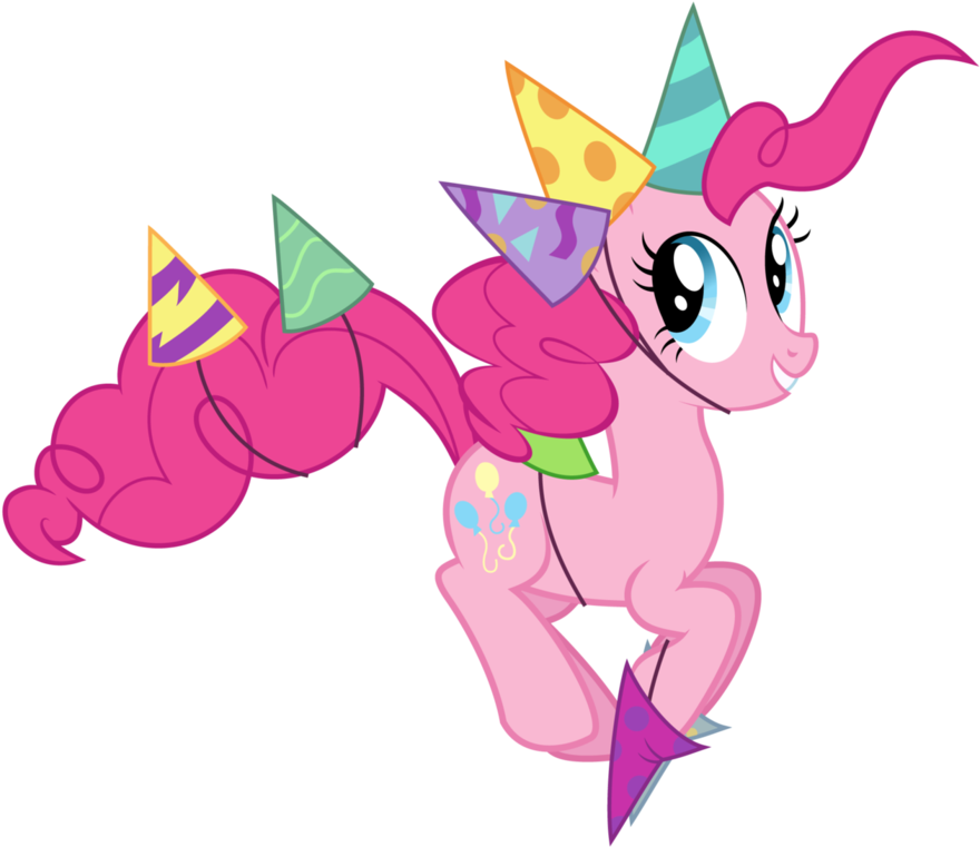 Don't Forget The Party Hats By Clashwolf3 - Pinkie Pie Party Hat (894x894)