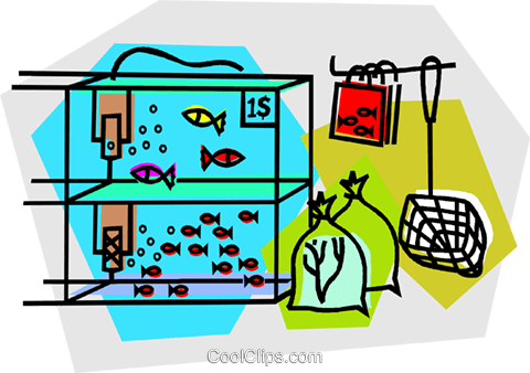 Fish Tank Royalty Free Vector Clip Art Illustration - Fish Tank Royalty Free Vector Clip Art Illustration (480x338)