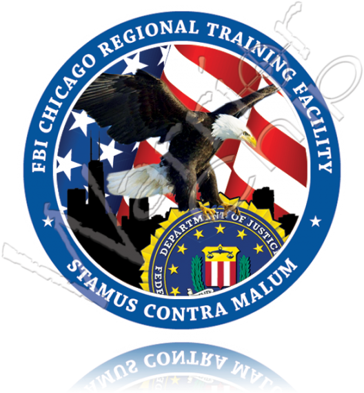 Fbi Training Center Chicago - Fbi Seal (540x600)