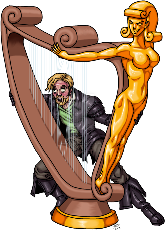 Animated Harp By Prodigyduck - Cartoon (785x1017)