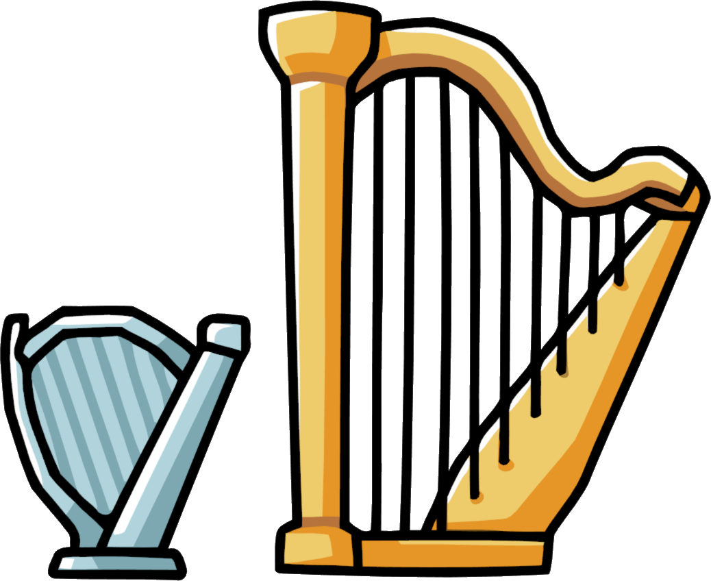Harp Vs Glass Harp - Harp Clip Art (1038x848)